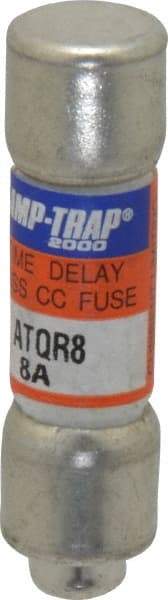 Ferraz Shawmut - 300 VDC, 600 VAC, 8 Amp, Time Delay General Purpose Fuse - Clip Mount, 1-1/2" OAL, 100 at DC, 200 at AC kA Rating, 13/32" Diam - Strong Tooling