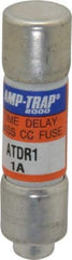 Ferraz Shawmut - 300 VDC, 600 VAC, 1 Amp, Time Delay General Purpose Fuse - Clip Mount, 1-1/2" OAL, 100 at DC, 200 at AC kA Rating, 13/32" Diam - Strong Tooling