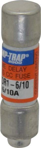 Ferraz Shawmut - 300 VDC, 600 VAC, 1.6 Amp, Time Delay General Purpose Fuse - Clip Mount, 1-1/2" OAL, 100 at DC, 200 at AC kA Rating, 13/32" Diam - Strong Tooling