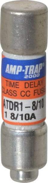 Ferraz Shawmut - 300 VDC, 600 VAC, 1.8 Amp, Time Delay General Purpose Fuse - Clip Mount, 1-1/2" OAL, 100 at DC, 200 at AC kA Rating, 13/32" Diam - Strong Tooling