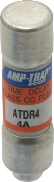 Ferraz Shawmut - 300 VDC, 600 VAC, 4 Amp, Time Delay General Purpose Fuse - Clip Mount, 1-1/2" OAL, 100 at DC, 200 at AC kA Rating, 13/32" Diam - Strong Tooling