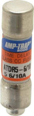 Ferraz Shawmut - 300 VDC, 600 VAC, 5.6 Amp, Time Delay General Purpose Fuse - Clip Mount, 1-1/2" OAL, 100 at DC, 200 at AC kA Rating, 13/32" Diam - Strong Tooling