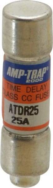 Ferraz Shawmut - 300 VDC, 600 VAC, 25 Amp, Time Delay General Purpose Fuse - Clip Mount, 1-1/2" OAL, 100 at DC, 200 at AC kA Rating, 13/32" Diam - Strong Tooling