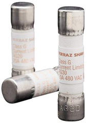 Ferraz Shawmut - 600 VAC, 8 Amp, Time Delay General Purpose Fuse - Clip Mount, 1-5/16" OAL, 100 at AC kA Rating, 13/32" Diam - Strong Tooling