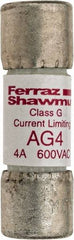 Ferraz Shawmut - 600 VAC, 4 Amp, Time Delay General Purpose Fuse - Clip Mount, 1-5/16" OAL, 100 at AC kA Rating, 13/32" Diam - Strong Tooling