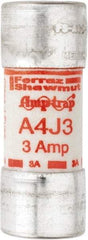 Ferraz Shawmut - 300 VDC, 600 VAC, 3 Amp, Fast-Acting General Purpose Fuse - Clip Mount, 2-1/4" OAL, 100 at DC, 200 at AC kA Rating, 13/16" Diam - Strong Tooling