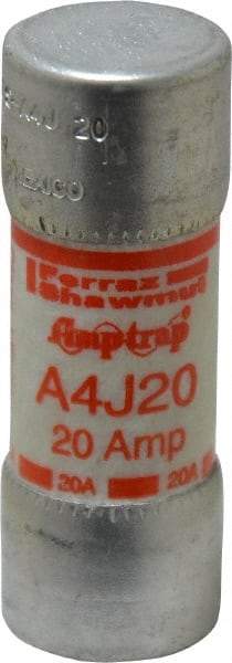 Ferraz Shawmut - 300 VDC, 600 VAC, 20 Amp, Fast-Acting General Purpose Fuse - Clip Mount, 2-1/4" OAL, 100 at DC, 200 at AC kA Rating, 13/16" Diam - Strong Tooling