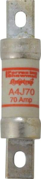 Ferraz Shawmut - 300 VDC, 600 VAC, 70 Amp, Fast-Acting General Purpose Fuse - Clip Mount, 4-5/8" OAL, 100 at DC, 200 at AC kA Rating, 1-1/8" Diam - Strong Tooling