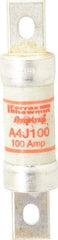 Ferraz Shawmut - 300 VDC, 600 VAC, 100 Amp, Fast-Acting General Purpose Fuse - Clip Mount, 4-5/8" OAL, 100 at DC, 200 at AC kA Rating, 1-1/8" Diam - Strong Tooling