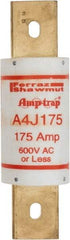 Ferraz Shawmut - 300 VDC, 600 VAC, 175 Amp, Fast-Acting General Purpose Fuse - Clip Mount, 5-3/4" OAL, 100 at DC, 200 at AC kA Rating, 1-5/8" Diam - Strong Tooling