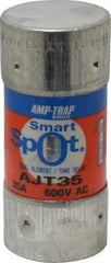 Ferraz Shawmut - 500 VDC, 600 VAC, 35 Amp, Time Delay General Purpose Fuse - Clip Mount, 2-3/8" OAL, 100 at DC, 200 at AC, 300 (Self-Certified) kA Rating, 1-1/16" Diam - Strong Tooling