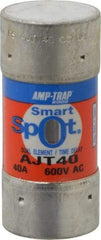 Ferraz Shawmut - 500 VDC, 600 VAC, 40 Amp, Time Delay General Purpose Fuse - Clip Mount, 2-3/8" OAL, 100 at DC, 200 at AC, 300 (Self-Certified) kA Rating, 1-1/16" Diam - Strong Tooling