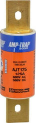 Ferraz Shawmut - 500 VDC, 600 VAC, 125 Amp, Time Delay General Purpose Fuse - Clip Mount, 5-3/4" OAL, 100 at DC, 200 at AC, 300 (Self-Certified) kA Rating, 1-5/8" Diam - Strong Tooling