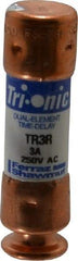 Ferraz Shawmut - 160 VDC, 250 VAC, 3 Amp, Time Delay General Purpose Fuse - Clip Mount, 50.8mm OAL, 20 at DC, 200 at AC kA Rating, 9/16" Diam - Strong Tooling