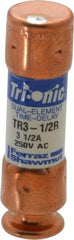 Ferraz Shawmut - 160 VDC, 250 VAC, 3.5 Amp, Time Delay General Purpose Fuse - Clip Mount, 50.8mm OAL, 20 at DC, 200 at AC kA Rating, 9/16" Diam - Strong Tooling