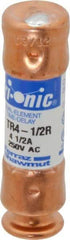 Ferraz Shawmut - 160 VDC, 250 VAC, 4.5 Amp, Time Delay General Purpose Fuse - Clip Mount, 50.8mm OAL, 20 at DC, 200 at AC kA Rating, 9/16" Diam - Strong Tooling