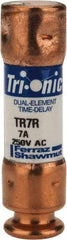 Ferraz Shawmut - 160 VDC, 250 VAC, 7 Amp, Time Delay General Purpose Fuse - Clip Mount, 50.8mm OAL, 20 at DC, 200 at AC kA Rating, 9/16" Diam - Strong Tooling