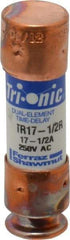 Ferraz Shawmut - 160 VDC, 250 VAC, 17.5 Amp, Time Delay General Purpose Fuse - Clip Mount, 50.8mm OAL, 20 at DC, 200 at AC kA Rating, 9/16" Diam - Strong Tooling