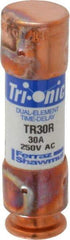 Ferraz Shawmut - 160 VDC, 250 VAC, 30 Amp, Time Delay General Purpose Fuse - Clip Mount, 50.8mm OAL, 20 at DC, 200 at AC kA Rating, 9/16" Diam - Strong Tooling