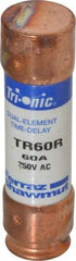 Ferraz Shawmut - 250 VAC/VDC, 60 Amp, Time Delay General Purpose Fuse - Clip Mount, 76.2mm OAL, 20 at DC, 200 at AC kA Rating, 13/16" Diam - Strong Tooling