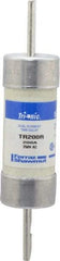 Ferraz Shawmut - 250 VAC/VDC, 200 Amp, Time Delay General Purpose Fuse - Clip Mount, 7-1/8" OAL, 20 at DC, 200 at AC kA Rating, 1-9/16" Diam - Strong Tooling