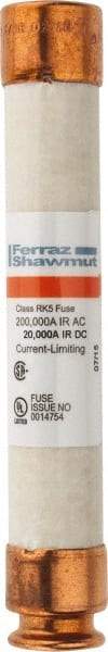 Ferraz Shawmut - 600 VAC/VDC, 2.25 Amp, Time Delay General Purpose Fuse - Clip Mount, 127mm OAL, 20 at DC, 200 at AC kA Rating, 13/16" Diam - Strong Tooling