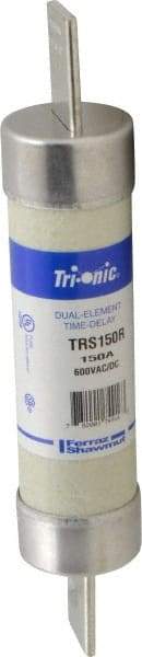 Ferraz Shawmut - 600 VAC/VDC, 150 Amp, Time Delay General Purpose Fuse - Clip Mount, 9-5/8" OAL, 100 at DC, 200 at AC kA Rating, 1-13/16" Diam - Strong Tooling