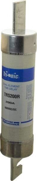 Ferraz Shawmut - 600 VAC/VDC, 200 Amp, Time Delay General Purpose Fuse - Clip Mount, 9-5/8" OAL, 100 at DC, 200 at AC kA Rating, 1-13/16" Diam - Strong Tooling