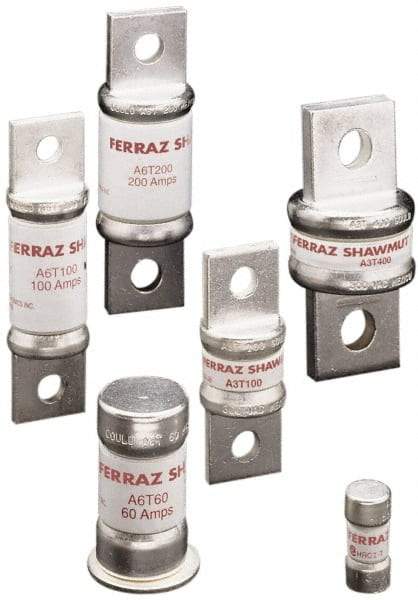 Ferraz Shawmut - 160 VDC, 300 VAC, 1200 Amp, Fast-Acting General Purpose Fuse - Bolt-on Mount, 102mm OAL, 200 at AC, 50 at DC kA Rating, 2-33/64" Diam - Strong Tooling