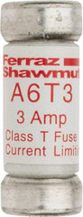 Ferraz Shawmut - 300 VDC, 600 VAC, 3 Amp, Fast-Acting General Purpose Fuse - Clip Mount, 1-1/2" OAL, 100 at DC, 200 at AC kA Rating, 9/16" Diam - Strong Tooling