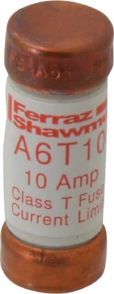 Ferraz Shawmut - 300 VDC, 600 VAC, 10 Amp, Fast-Acting General Purpose Fuse - Clip Mount, 1-1/2" OAL, 100 at DC, 200 at AC kA Rating, 9/16" Diam - Strong Tooling