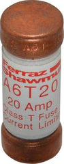 Ferraz Shawmut - 300 VDC, 600 VAC, 20 Amp, Fast-Acting General Purpose Fuse - Clip Mount, 1-1/2" OAL, 100 at DC, 200 at AC kA Rating, 9/16" Diam - Strong Tooling