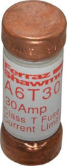 Ferraz Shawmut - 300 VDC, 600 VAC, 30 Amp, Fast-Acting General Purpose Fuse - Clip Mount, 1-1/2" OAL, 100 at DC, 200 at AC kA Rating, 9/16" Diam - Strong Tooling