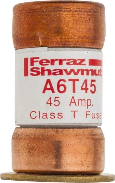 Ferraz Shawmut - 300 VDC, 600 VAC, 45 Amp, Fast-Acting General Purpose Fuse - Clip Mount, 1-9/16" OAL, 100 at DC, 200 at AC kA Rating, 13/16" Diam - Strong Tooling