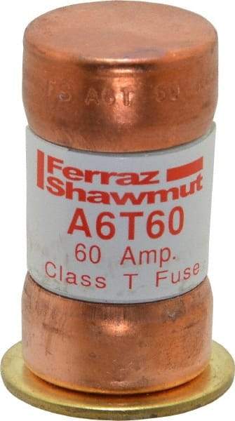 Ferraz Shawmut - 300 VDC, 600 VAC, 60 Amp, Fast-Acting General Purpose Fuse - Clip Mount, 1-9/16" OAL, 100 at DC, 200 at AC kA Rating, 13/16" Diam - Strong Tooling