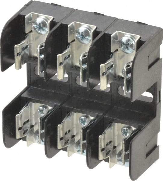 Ferraz Shawmut - 3 Pole, 250 VAC/VDC, 30 Amp, Screw Mount Fuse Block - 3 Inch Long x 3 Inch Wide x 1.38 Inch High Block - Strong Tooling