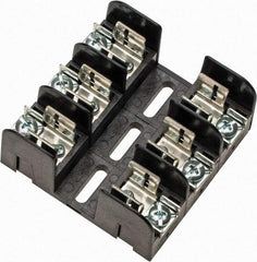 Ferraz Shawmut - 3 Pole, 250 VAC/VDC, 30 Amp, Screw Mount Fuse Block - 3 Inch Long x 3 Inch Wide x 1.38 Inch High Block - Strong Tooling