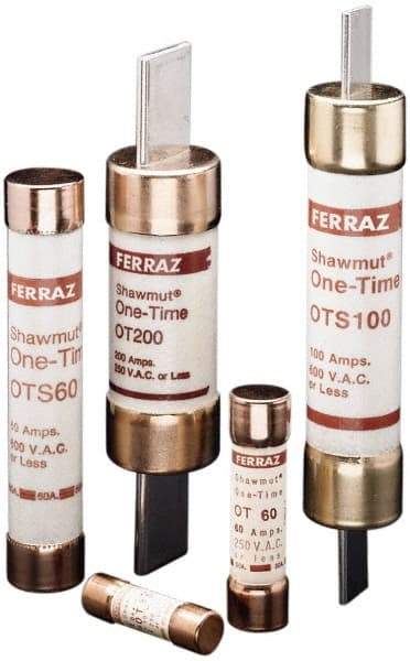 Ferraz Shawmut - 300 VDC, 600 VAC, 125 Amp, Fast-Acting General Purpose Fuse - Clip Mount, 9-5/8" OAL, 20 at DC, 50 at AC kA Rating, 1-13/16" Diam - Strong Tooling