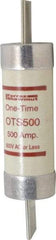 Ferraz Shawmut - 300 VDC, 600 VAC, 500 Amp, Fast-Acting General Purpose Fuse - Clip Mount, 13-3/8" OAL, 20 at DC, 50 at AC kA Rating, 3-1/8" Diam - Strong Tooling