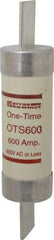 Ferraz Shawmut - 300 VDC, 600 VAC, 600 Amp, Fast-Acting General Purpose Fuse - Clip Mount, 13-3/8" OAL, 20 at DC, 50 at AC kA Rating, 3-1/8" Diam - Strong Tooling