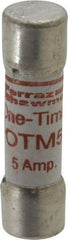 Ferraz Shawmut - 250 VAC, 5 Amp, Fast-Acting General Purpose Fuse - Clip Mount, 1-1/2" OAL, 10 at AC kA Rating, 13/32" Diam - Strong Tooling