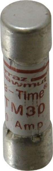 Ferraz Shawmut - 250 VAC, 30 Amp, Fast-Acting General Purpose Fuse - Clip Mount, 1-1/2" OAL, 10 at AC kA Rating, 13/32" Diam - Strong Tooling