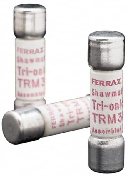 Ferraz Shawmut - 250 VAC, 0.2 Amp, Time Delay General Purpose Fuse - Clip Mount, 1-1/2" OAL, 10 at AC kA Rating, 13/32" Diam - Strong Tooling