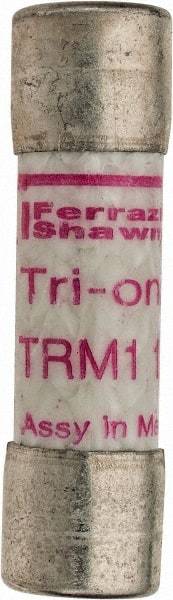 Ferraz Shawmut - 250 VAC, 1.25 Amp, Time Delay General Purpose Fuse - Clip Mount, 1-1/2" OAL, 10 at AC kA Rating, 13/32" Diam - Strong Tooling