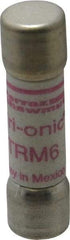 Ferraz Shawmut - 250 VAC, 6 Amp, Time Delay General Purpose Fuse - Clip Mount, 1-1/2" OAL, 10 at AC kA Rating, 13/32" Diam - Strong Tooling