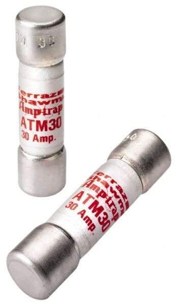 Ferraz Shawmut - 600 VAC/VDC, 0.2 Amp, Fast-Acting General Purpose Fuse - Clip Mount, 1-1/2" OAL, 100 at AC/DC kA Rating, 13/32" Diam - Strong Tooling