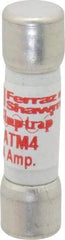 Ferraz Shawmut - 600 VAC/VDC, 4 Amp, Fast-Acting Midget Fuse - Clip Mount, 1-1/2" OAL, 100 at AC/DC kA Rating, 13/32" Diam - Strong Tooling