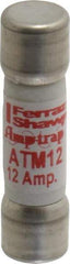 Ferraz Shawmut - 600 VAC/VDC, 12 Amp, Fast-Acting General Purpose Fuse - Clip Mount, 1-1/2" OAL, 100 at AC/DC kA Rating, 13/32" Diam - Strong Tooling