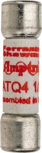 Ferraz Shawmut - 500 VAC, 4.5 Amp, Time Delay General Purpose Fuse - Clip Mount, 1-1/2" OAL, 10 at AC kA Rating, 13/32" Diam - Strong Tooling