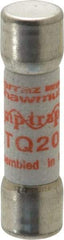 Ferraz Shawmut - 500 VAC, 20 Amp, Time Delay General Purpose Fuse - Clip Mount, 1-1/2" OAL, 10 at AC kA Rating, 13/32" Diam - Strong Tooling